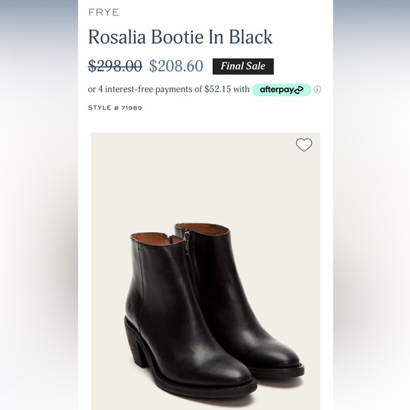 Frye Rosalia Western Ankle Bootie - Picture 2 of 8